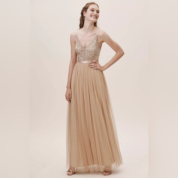 BHLDN Dresses & Skirts - NWT BHDLN Avery Sequin and Tulle Dress